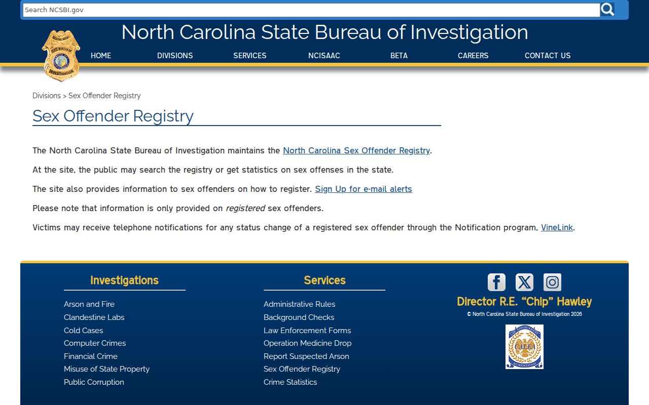 Asheboro resident lookup public-safety registry source page
